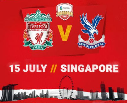 Reds set for Singapore to take on Crystal Palace in the second leg of pre-season