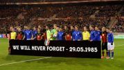 In-match respects paid to Heysel victims