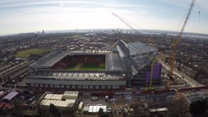 Amazing drone footage from Anfield
