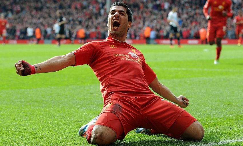 Luis Suarez describes Anfield in one word... - Liverpool FC