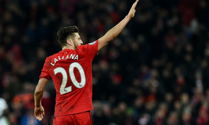 lallana jersey number
