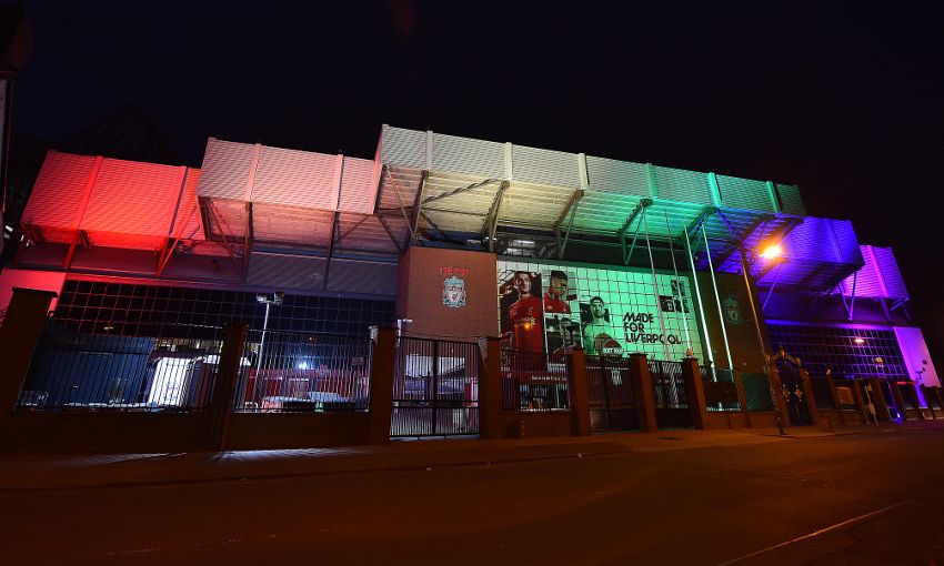Reds go rainbow in support of Liverpool Pride