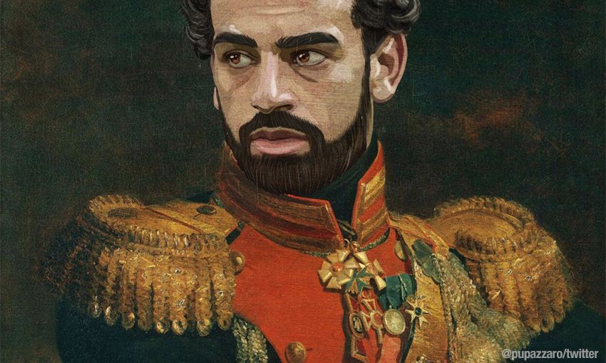 Mohamed Salah as part of Fabrizio Birimbelli's 'Like the Gods' project