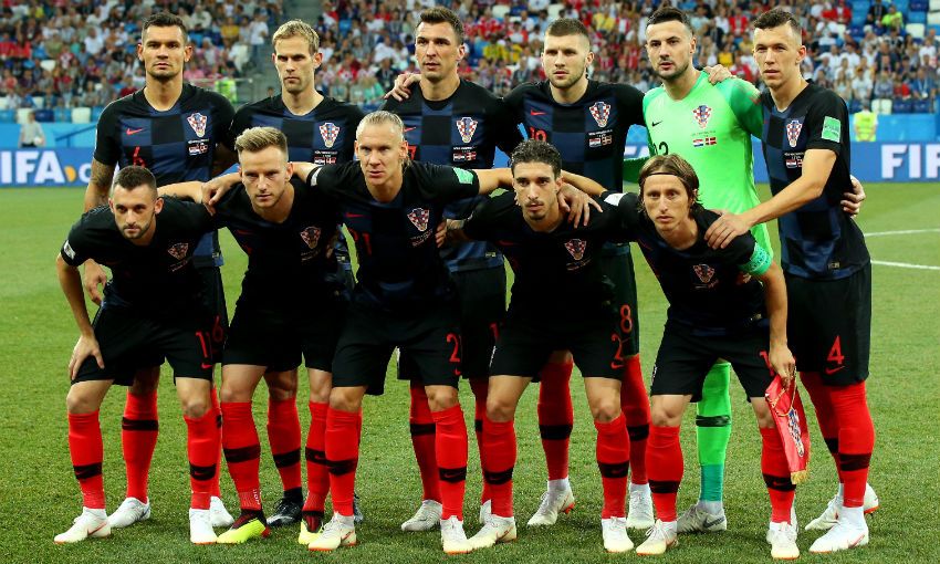 Dejan Lovren's Croatia line up at the 2018 World Cup