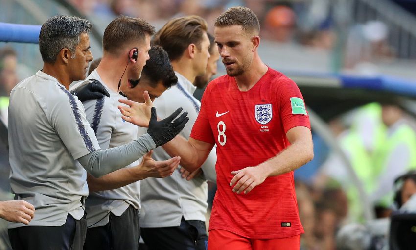Liverpool's Jordan Henderson at the World Cup