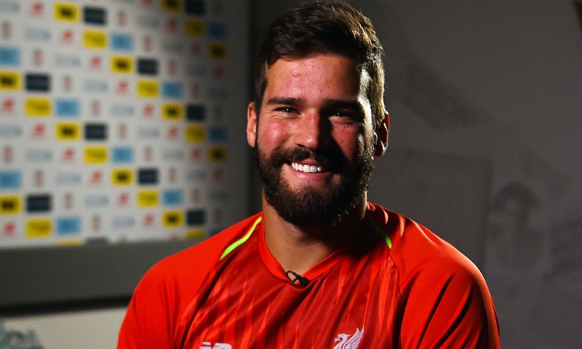 Alisson Becker in his first Liverpool FC interview