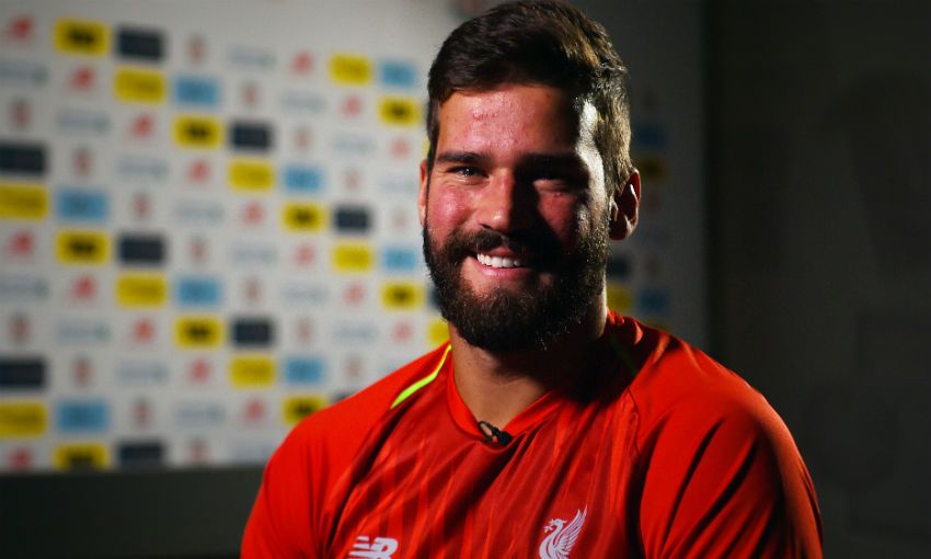 Alisson Becker in his first Liverpool FC interview