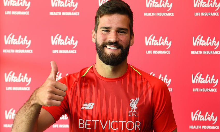Image result for alisson Becker liverpool