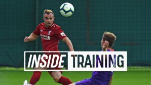 All the goals from 11 v 11 Melwood training game