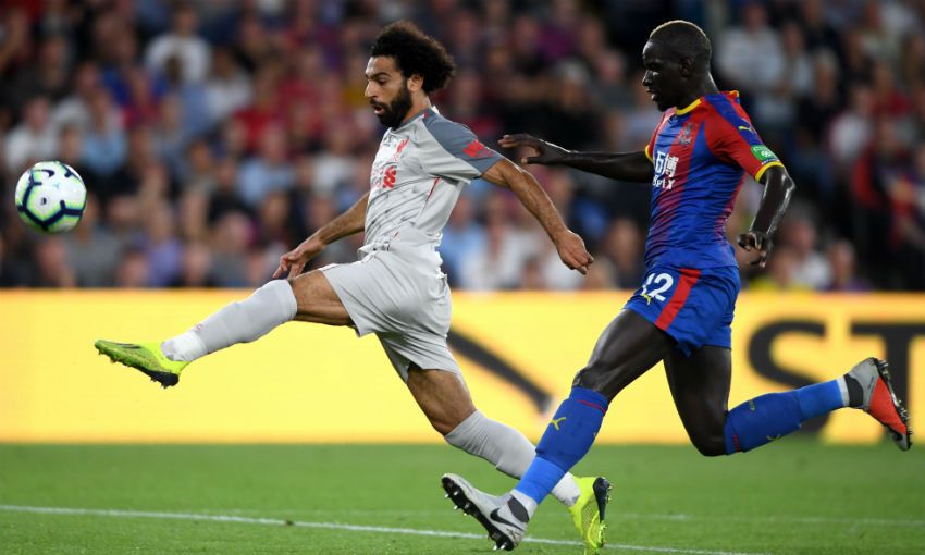 Liverpool FC versus Crystal Palace at Selhurst Park, August 2018