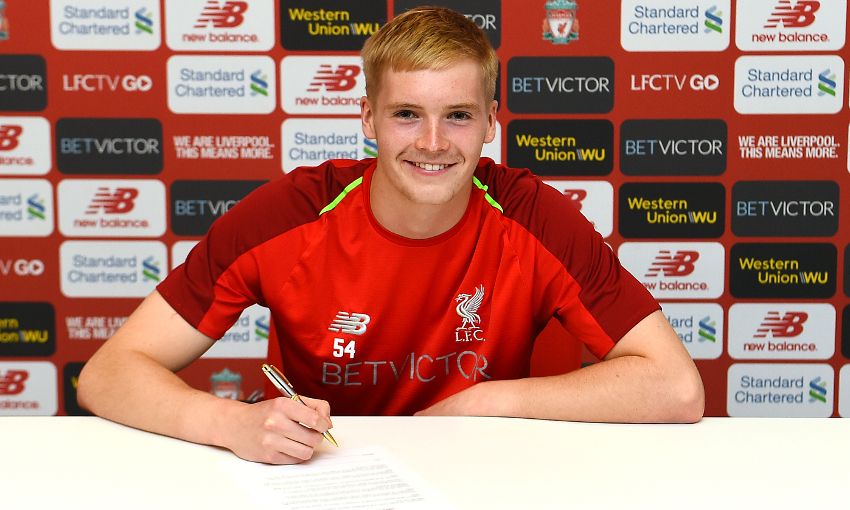 Caoimhin Kelleher signs a new Liverpool contract