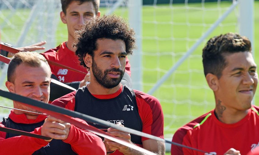 Liverpool train at Melwood on September 13