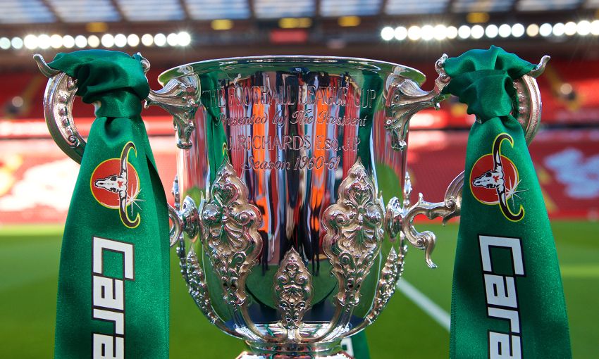 Generic image of the League Cup at Anfield