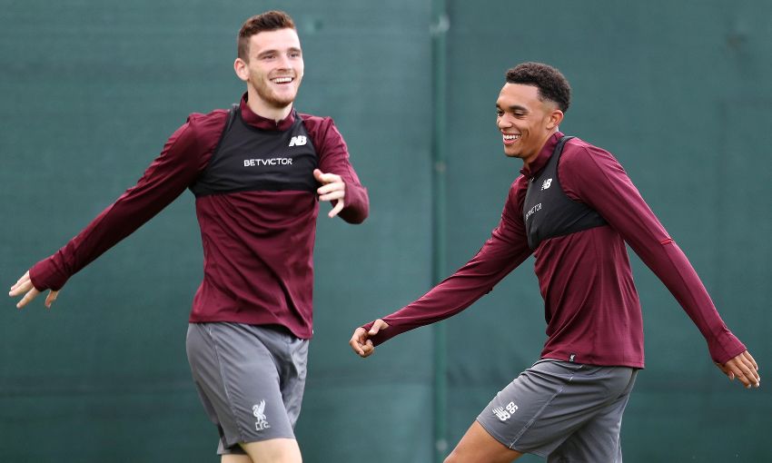 Andy Robertson and Trent Alexander-Arnold