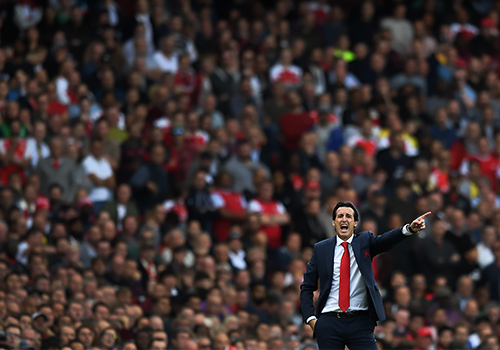 Arsenal manager Unai Emery