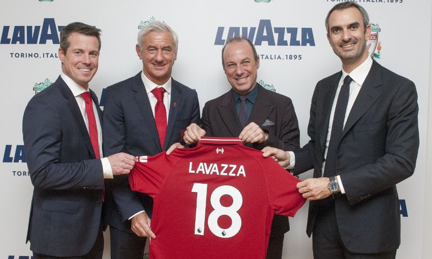 Liverpool FC and Lavazza partnership