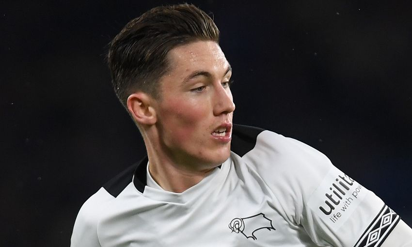 Harry Wilson in action for Derby