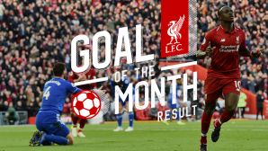 Liverpool FC Goal of the Month results for October