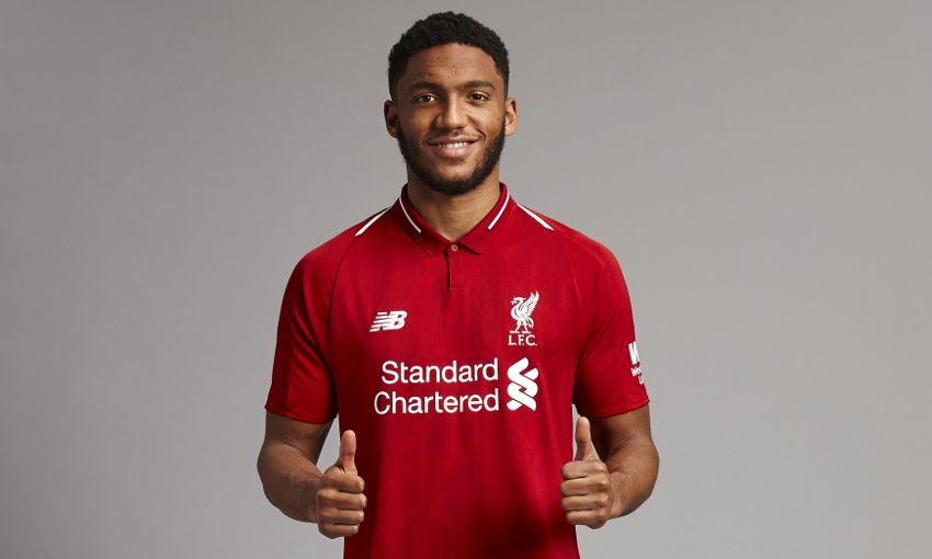 Joe Gomez of Liverpool FC signs a new contract