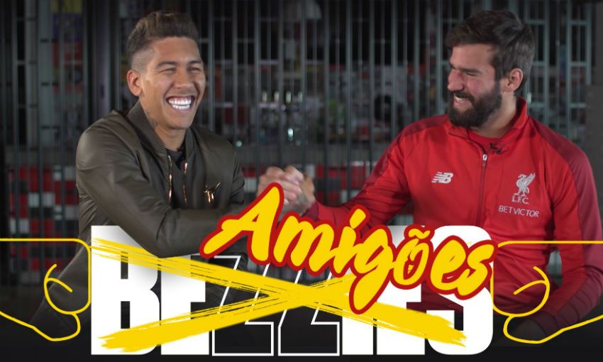 Alisson Becker and Roberto Firmino star in Bezzies