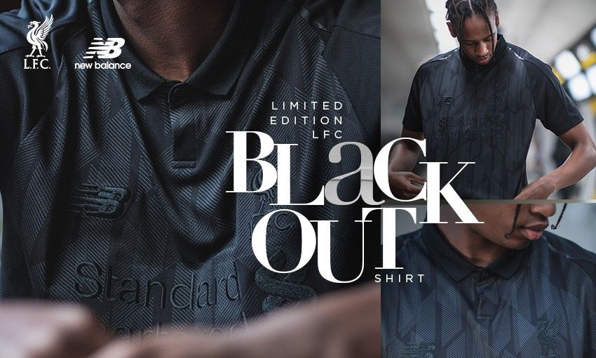 LFC x New Balance blackout home shirt 