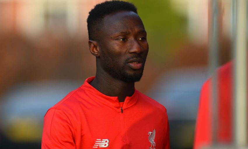 Naby Keita of Liverpool FC at Melwood