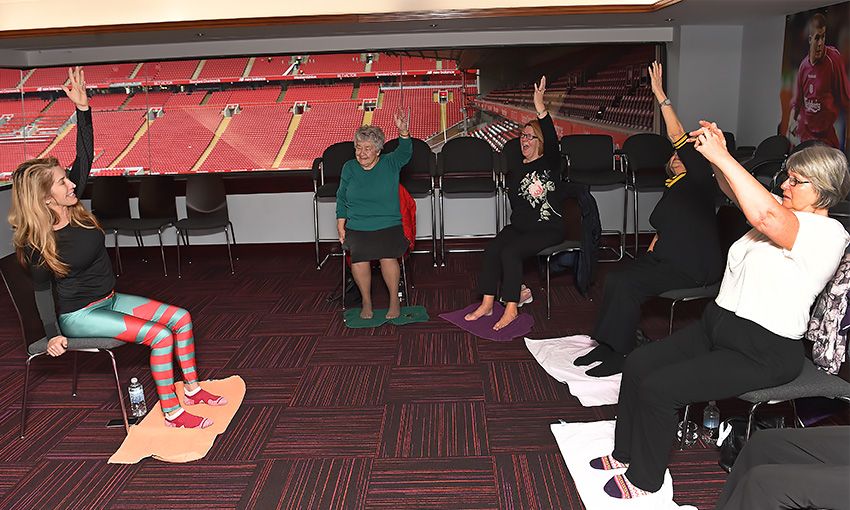 Chair-based Yoga at Anfield