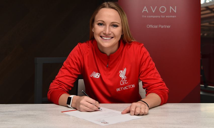 Jemma Purfield signs for Liverpool FC Women