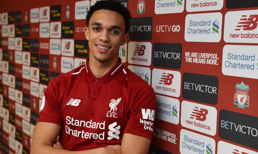 Trent Alexander-Arnold signs new Liverpool FC contract