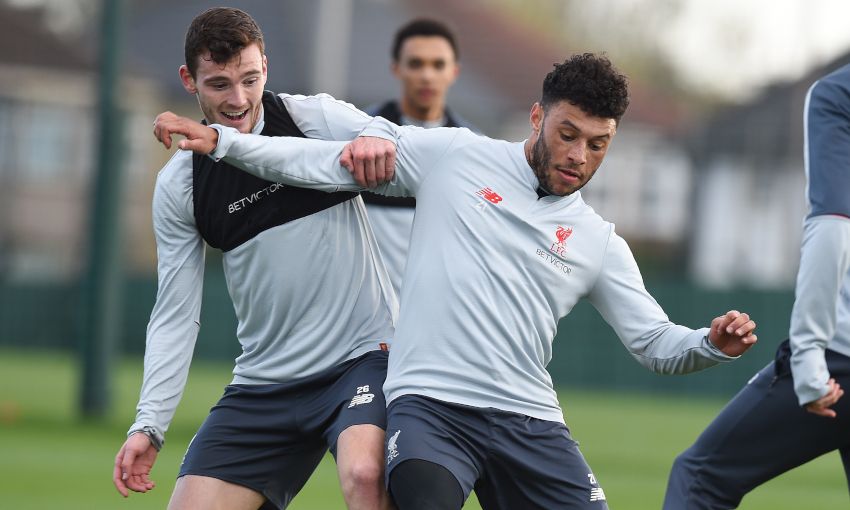 Liverpool training, March 1