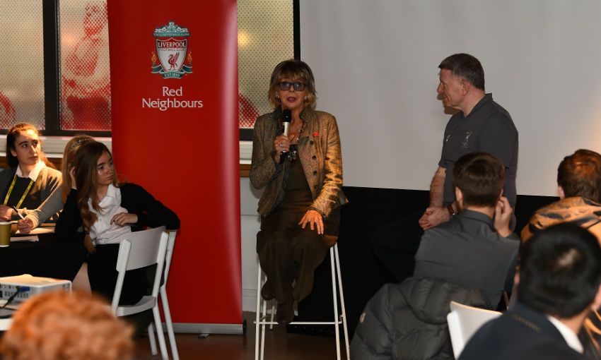Sue Johnston at Red Neighbours event