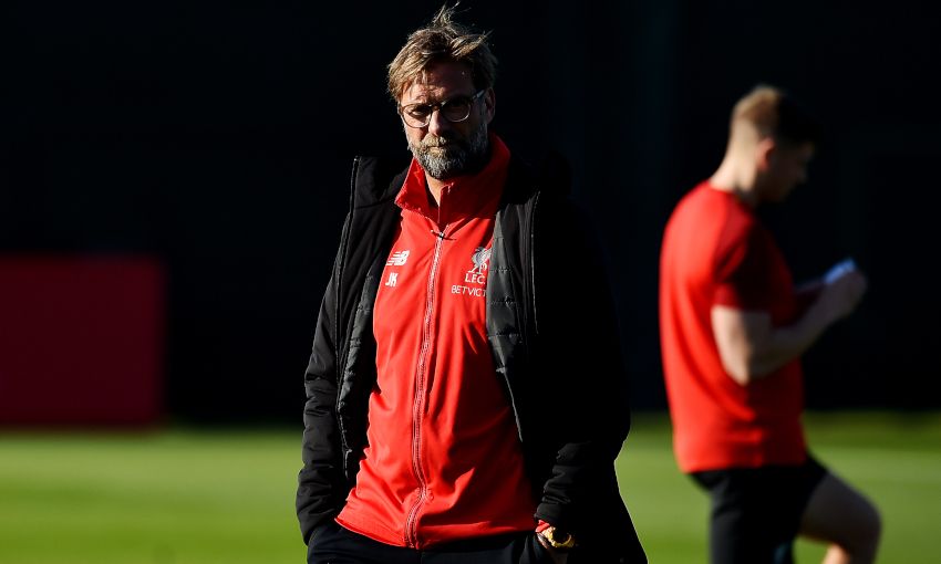 Liverpool training, March 29