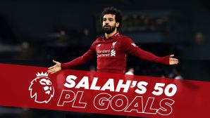 Salah's 50 Premier League goals for Liverpool