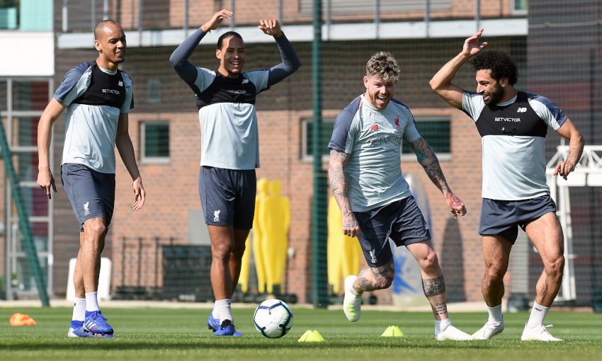 Liverpool training, April 19
