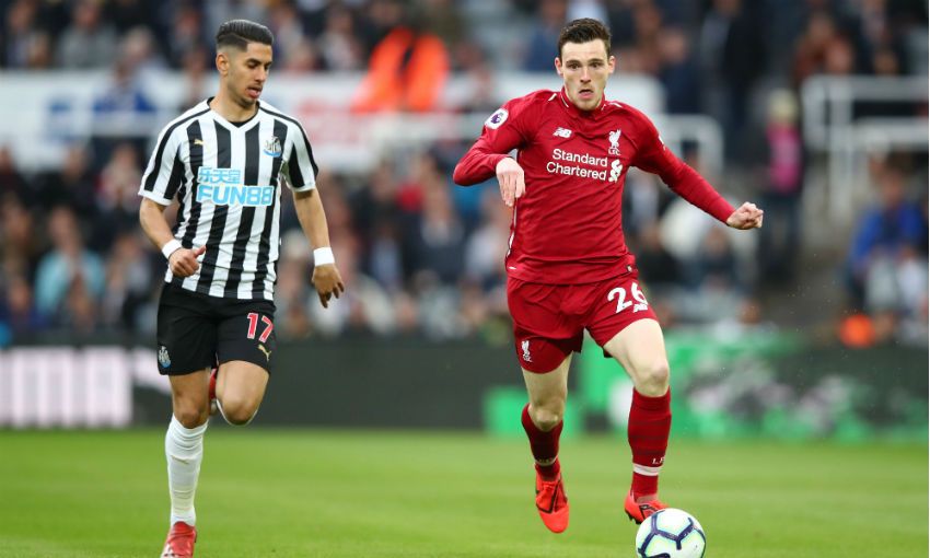 Andy Robertson at Newcastle