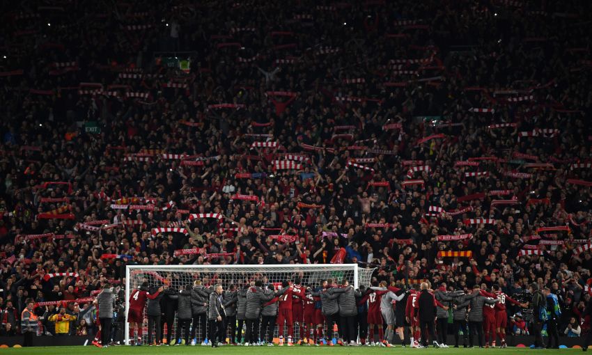 Liverpool v Barcelona at Anfield