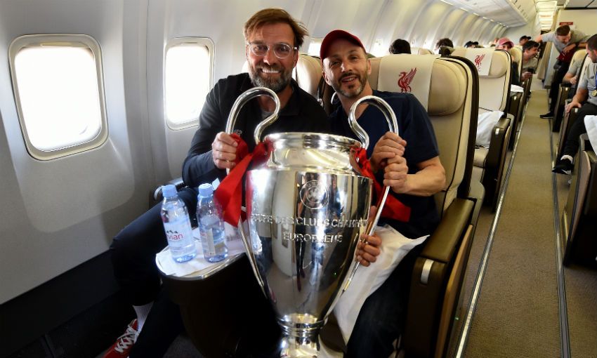 Liverpool return to Merseyside with Champions League trophy