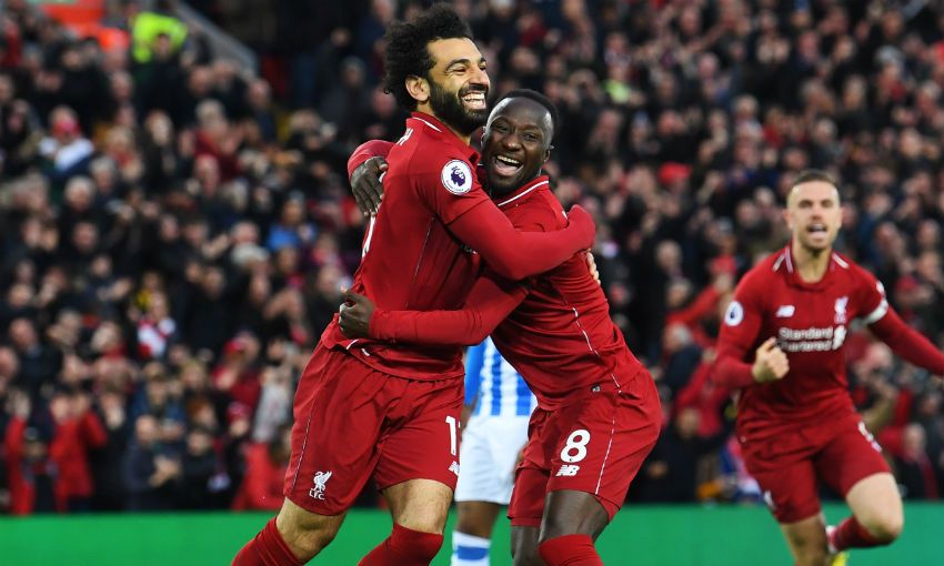 Naby Keita on Mohamed Salah: 'He looks after me like I'm his little  brother' - Liverpool FC