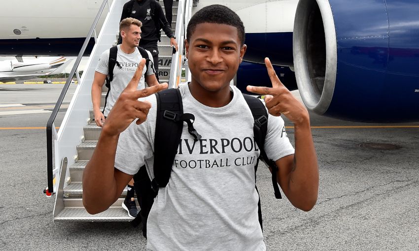 Liverpool arrive in New York on July 23, 2019