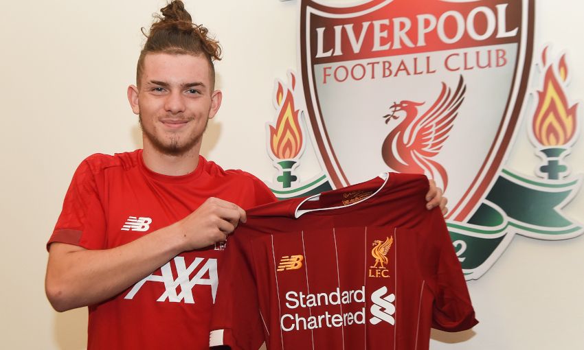 Harvey Elliott signs for Liverpool FC