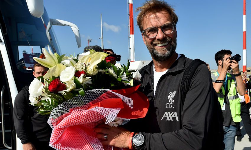 Liverpool FC arrive in Istanbul ahead of UEFA Super Cup