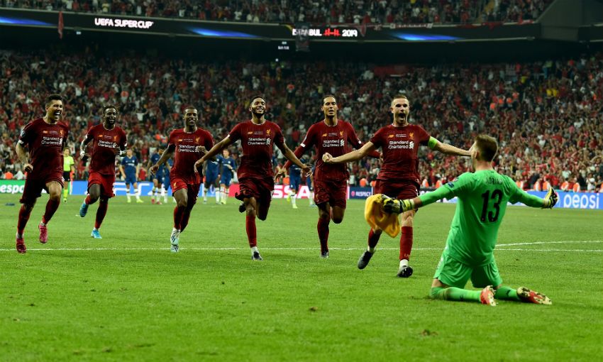 Liverpool win UEFA Super Cup