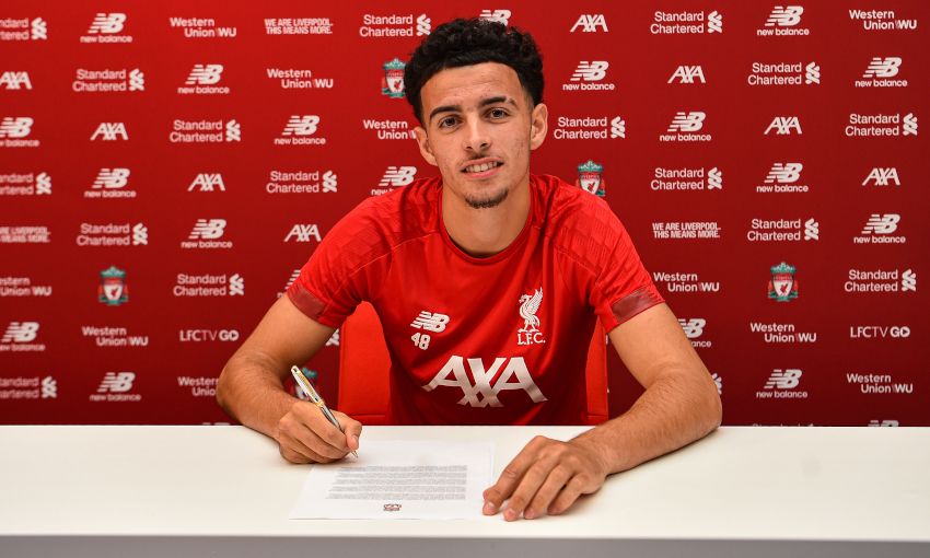 Curtis Jones signs new Liverpool contract