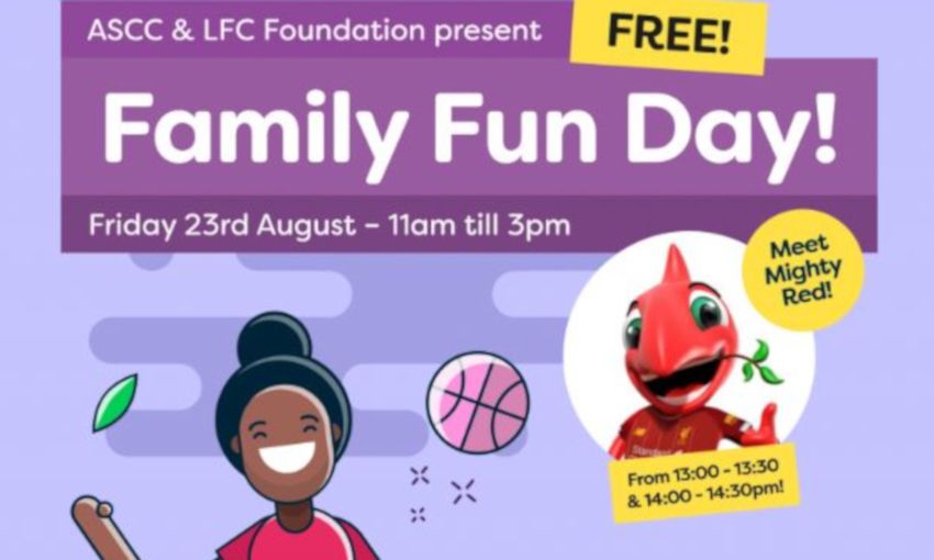 LFC Foundation and ASCC to host family fun day this Friday - Liverpool FC