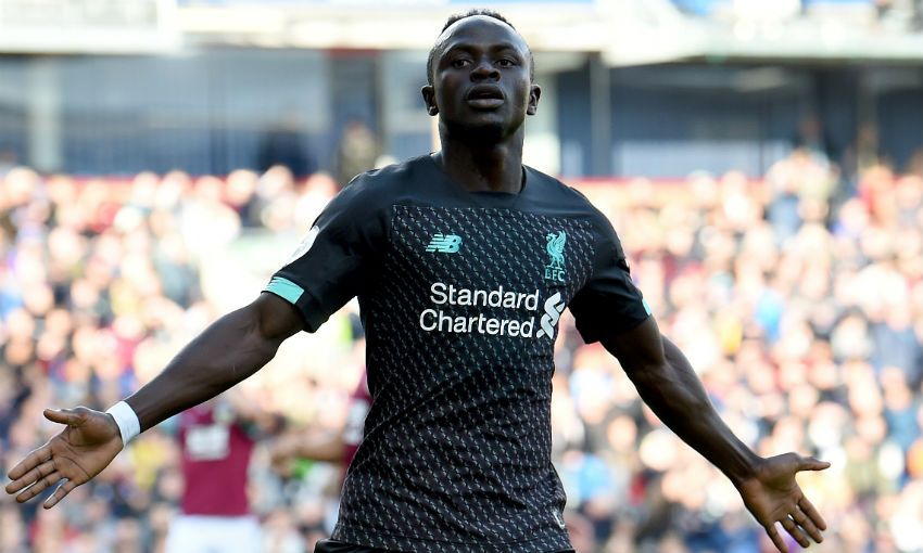 Sadio Mane goal celebration Burnley