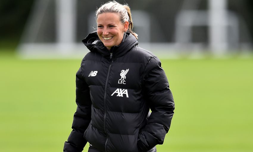 Liverpool FC Women manager Vicky Jepson