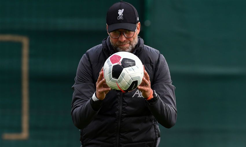 Liverpool FC training session at Melwood, September 2019