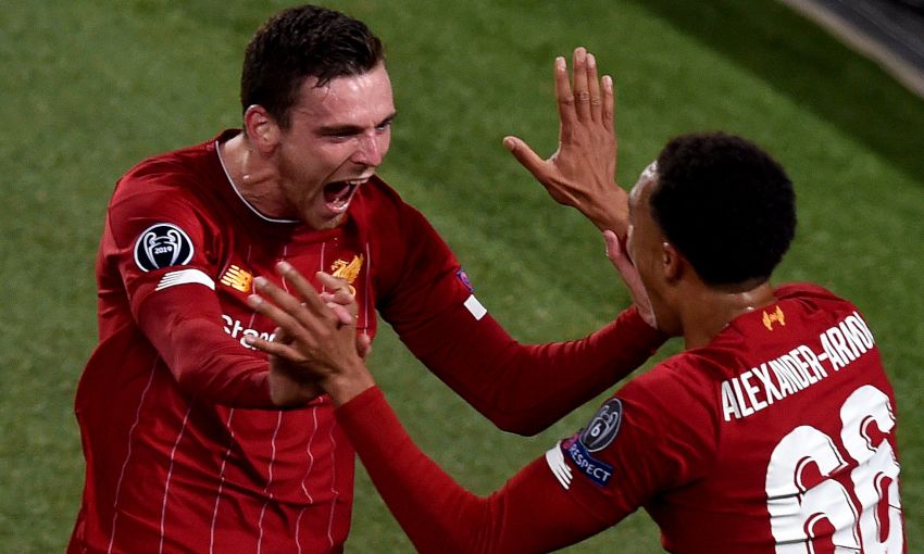 Liverpool v Salzburg at Anfield