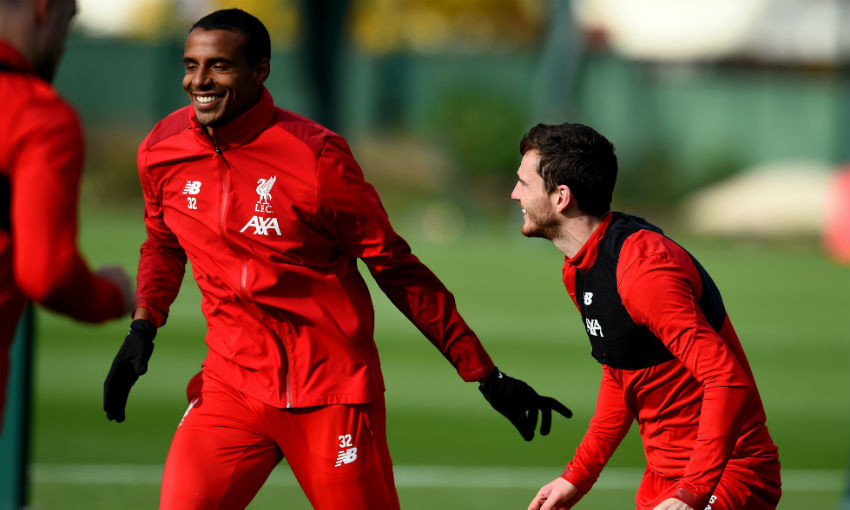 Liverpool FC training session at Melwood, October 2019