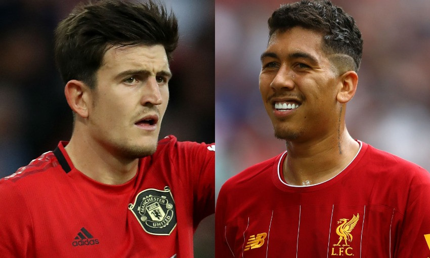 Harry Maguire and Roberto Firmino